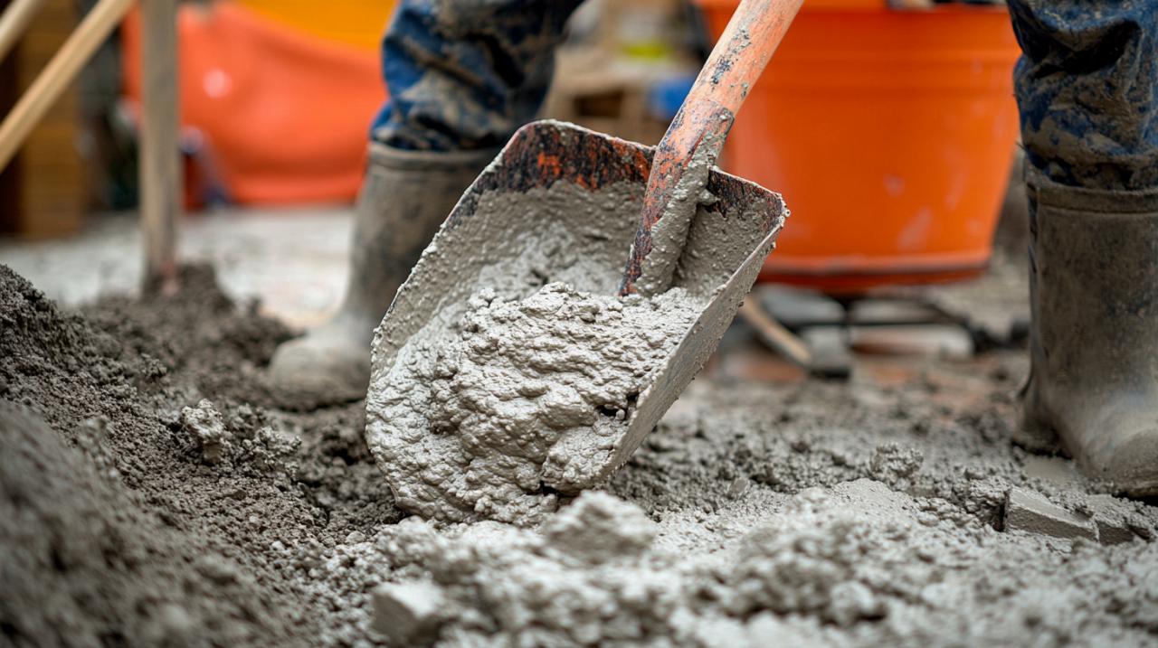 Dosificación del hormigón con la pala para un saco de 25 kg: el método correcto y las herramientas imprescindibles