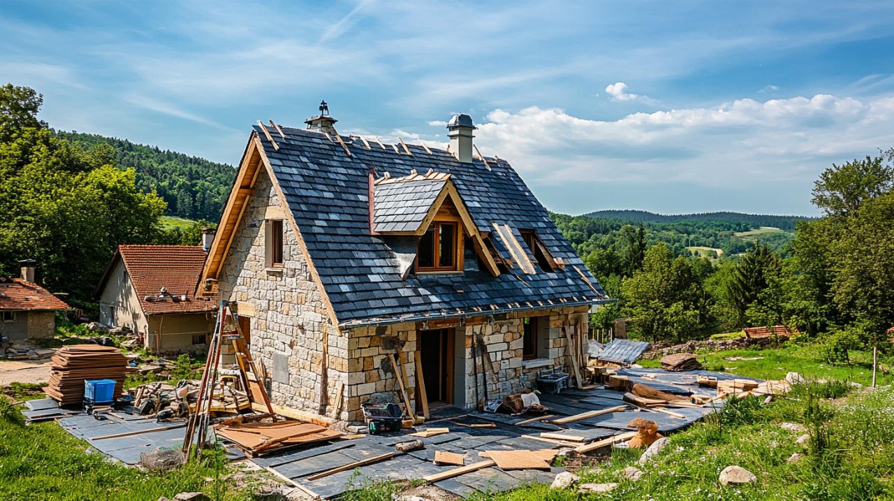 Rehabilitar un viejo tejado de pizarra: Las buenas prácticas para garantizar la seguridad durante la obra